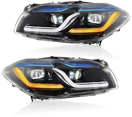 Autoscheinwerfer kompatibel for BMW F10 Scheinwerfer 2011-2017 5er 520i 525i 530i F18 LED-Scheinwerferprojektor DRL Autozubehör(Style b)
