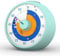 Visueller Timer für Kinder, 60-Minuten Countdown für Klassenzimmer Büro Küche, Schreibtisch Timer Kinder Zeitmanagement Tools mit leisem Betrieb, Tomato Time Tool Regenbogenmuster (Planet Blau)