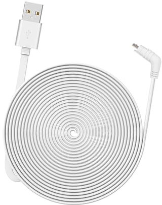 Arlo Outdoor/Indoor Camera Charger - Weatherproof 6M USB Power Cable for Arlo Pro, Pro 2 & GO