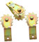 BELLIFFY 3St Spanner für Drahtspanner Stahlseilspanner Drahtseilspanner im Freien Drahtzugspanner gewächshaus zubehör Kabel beetzaun deko Spanner für Drahtseil schwerer Spanner Golden