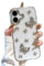 EYZUTAK Case for iPhone 16, Bling Glitter 3D Butterflies Bowknot Phone Case Cute Crystal Clear Bow Aesthetic Case Slim Soft Durable TPU Transparent Protective Cover for Women Girls - Butterfly
