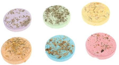 BELLIFFY 6 Feuilles Tablettes de d'aromathérapie vapeurs de bain à remous aromatherapie pastille de aromathérapie gel comprimés de bain accessoire de