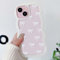QLTYPRI Bow Case for iPhone 11, Clear Cute Ribbon Bow Phone Case Curly Wavy Aesthetic Phone Case, Slim Soft Transparent Shockproof Protective Cover for Women Girls - White