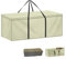LAMUNI Bolsa de Almacenamiento para Cojines Jardín, 600D Oxford Funda Cojín Bolsa para Muebles, Grande Bolsa para Cojines de Exterior, Bolsa de Almacenamiento para árbol de Navidad, 140x40x60cm