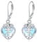 Anker Ohrringe für Damen 925 Sterling Silber Mondstein Drop Ohrringe Lenkrad Faden Ozean Meer Nautische Thema Schmuck Geschenke für Mädchen
