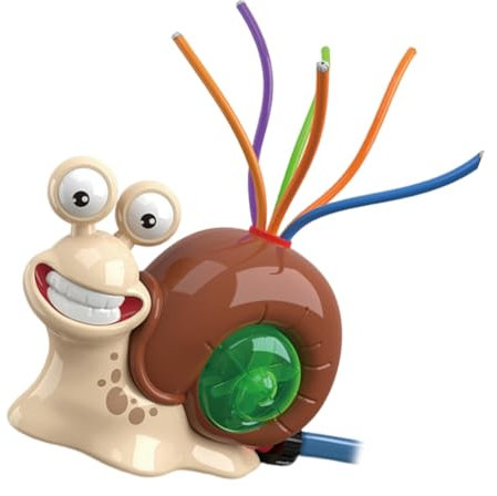 Water Sprinkler Baseball Toy Snail Water Baseball Water Sprinkler Water Outside Toy Sprinkler 360 Degree Roating