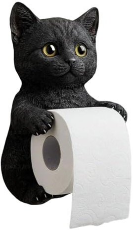 Porta Rotolo Di Carta Igienica Per Gatti, Asciugamano Di Carta Per Gatti, Supporto Per Carta Igienica A Parete, Porta Rotolo A Parete Per Bagno, Camera Da Letto E Cucina, Dormitorio.