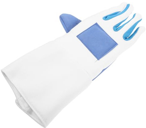 Sosoport Fechthandschuh Rutschfest Wiederverwendbar Strickhandschuh Sport Trainingshandschuh Fechtausrüstung Erwachsene Kinder Rechte Hand Größem