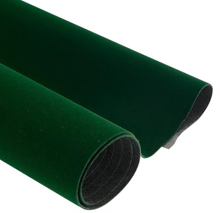 Leliafleury Feuille de feutrine autocollante pour tiroir et boîte - Vert - 40 x 148 cm