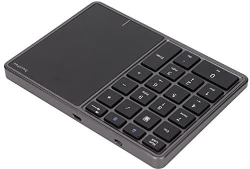 UPALDHOU Wireless Numerical Keyboard Touch Screen, portable design, durable construction, compact size for home office, remote work, school use, tablet, phone, kitchen, store