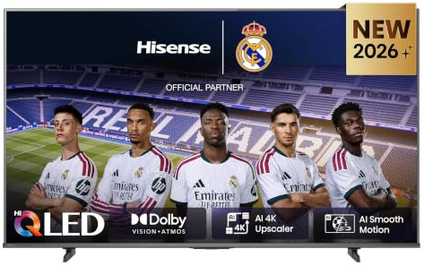 Hisense TV 65E7S (2026) 65 VA QLED 4K UHD Noire