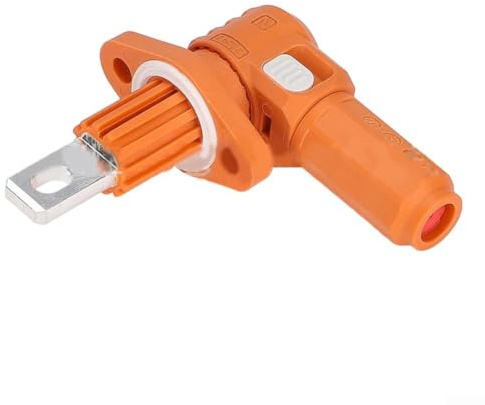 IP67 Sealed 80A Power Connector for Energy Storage Cabinets Power Batteries and Off-Grid Solar Energy Systems (orange)