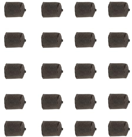 Blocs de Semis 20 Pièces en Tourbe 30x32mm pour Culture sans Terre | Noir, pour Plants et Jeunes Pousses, Usage en Bac et Jardinière, Format Compact pour Plantation
