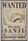 ABYSTYLE ONE Piece - Poster Wanted Sanji New (52x38)