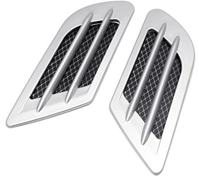 sourcingmap 2Stück dekorative Haube Luftansaugung 3D Aufkleber für Auto Außen DE