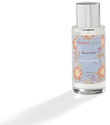 Hassett Green London - Iced Cranberry - Room Mist Home Fragrance Spray - 100ml Glass Bottle