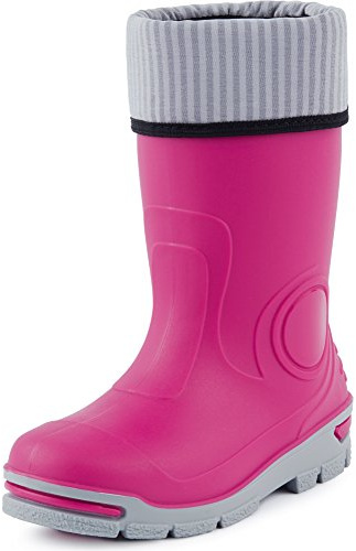 Ladeheid Kinder Gummistiefel Regenschuhe mit Warme Socke LARB013