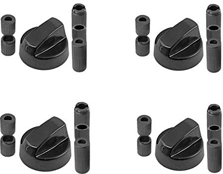 Find A Spare Universal Black Control Switch Knobs for All Makes and Models of Ovens Cookers Hobs Pack of 4