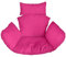 Ferocity Hängesessel Kissen, Polster, Auflage für Polyrattan/Rattan Hängeschaukel, Hängekorb, Schaukel Korb, Rückenkissen in der Farbe Pink [114]
