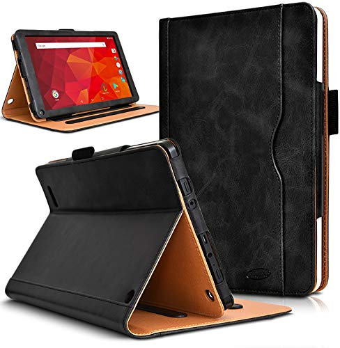 KARYLAX Schutzhülle und Halterung, Schwarz, für Tablet Logicom La Tab 115
