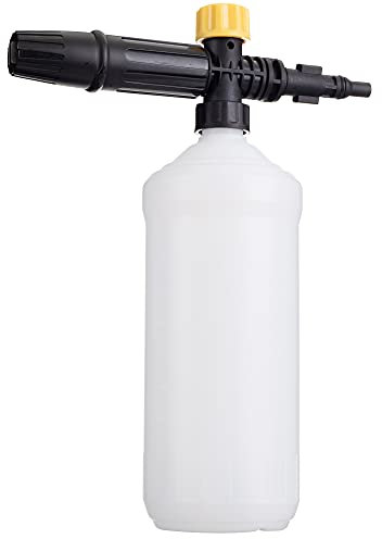 Kastor Cannone di schiuma per idropulitrice Lavor Parkside – Foam Cannon – Metallo – Alluminio – Valvola a doppia regolazione – 1000 ml – 150 bar