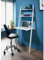 EEMKAY® New Gorgeous Lokken Ladder Desk White And Grey Perfect Storage Desk for Home Decor N-21 (White)