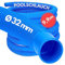 9,9 Meter Kalitec Poolschlauch 32mm, blau I Schwimmbadschlauch 32 mm I Schlauch Pool I Schlauch für Poolpumpe I flexibler Wasserschlauch I Pumpenschlauch I Formstabil und Trittfest