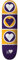 Centrano Tavola da skateboard per adulti, unisex, colore viola, 21 cm