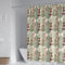 Beydodo Badezimmer Vorhang 120x180 Antischimmel, Duschvorhang Polyester Waschbar für Badewanne mit Cello und Violin Muster