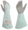 Intra-FIT Rosenhandschuhe, Damen Gartenhandschuhe, Strauchhandschuhe aus Kunstleder mit Rundumschutz vor Dornen, lange Arbeitshandschuhe mit Stichfest Durchstichfest für Gartenarbeiten