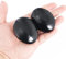 2 piezas de cristal de Piedra Obsidiana Negra Piedra Cristales de sanación, Piedra de energía, Paquete de regalo