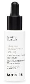 Sensilis Upgrade - Sérum Alta Potencia Concentrado, Reafirma y Reduce la Flacidez, Suaviza las Arrugas, Textura Gel, Rápida Absorción, Hipoalergénico, No Comedogénico - 30 ml