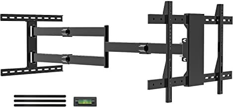 TV Wandhalterung Schwenkbar Mit 1200 mm Extra Langem Gelenkarm Wandhalterung Fernseher für 37-75 Zoll LCD/LED/OLED TV, Neigbar, Schwenkbar und Drehbar Fernsehhalterung, MAX VESA 600x400mm, Bis Zu 45KG