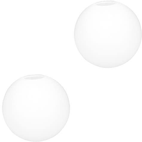 Yardenfun 2pcs Ball Lampshade Decorative Cover Accessory for Ceiling Restaurant Hotel and Dormitory Use Elegant Design with Dustproof Effect