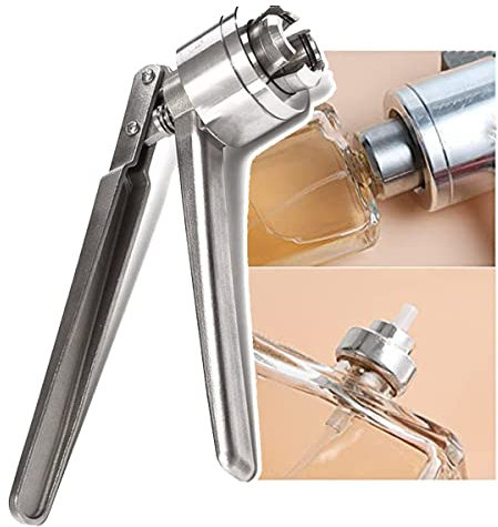 XINGma Pince Sertir Manuelle pour Parfum (pour Couvercle en Aluminium Pur), Machine à Sceller à La Main (13 Mm 15 Mm 18 Mm 20 Mm), Outils Capsulage De Sertissage De Bouchon De Bouteille,13mm