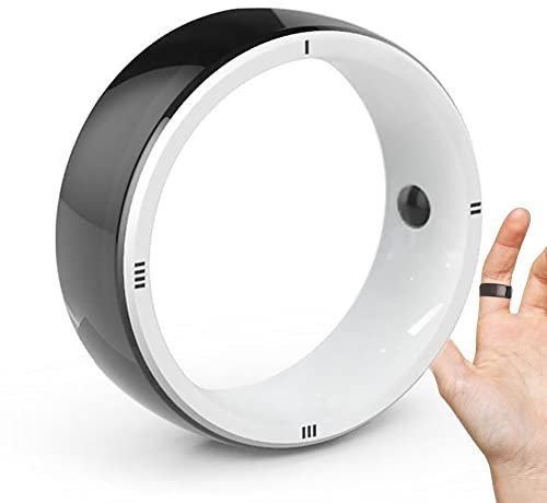 BOBVB R5 Smart Ring Intelligenter Ring Neues tragbares Gerät IC/ID/NFC-Lesegerät Integrierte 6 RFID-Karten und 2 Gesundheitssteine, Multifunktionsring kompatibel mit iOS und Android S