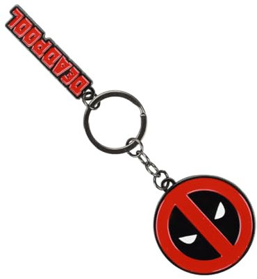 Porte-clés avec logo Marvel Deadpool, multicolore, Taille unique