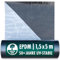 Garten Eben - selbstklebende Dachfolie EPDM 1mm - 7,5m² Abdichtungsmembran Dachbahn EPDM Dachfolie selbstklebend & wasserdicht für außen, DIY-Schweißbahn kaltselbstklebend 1,5 m x 5 m