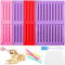 HEDMON 4 Stück Backmatte Hundekekse, Silikon Backmatten für Hundeleckerlies BPA-Frei Wiederverwendbare Hundekekse Backform für DIY Hundeleckerlies, Schokolade, Kekse(4 Formen), 0730-LGH-CL-240226