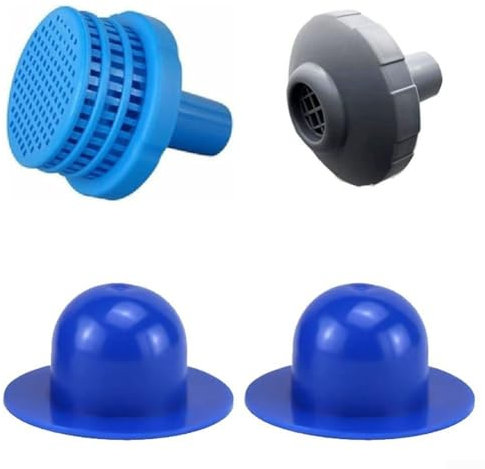 FACAIIO Kit de connecteur de jet d'eau de piscine, bouchon de rechange en caoutchouc pour piscine hors sol (D)