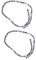Lurrose 2 Malachit Perlen Gestreift Lose Perlen Armband Perlen Schwarze Malachit Perlen Halsketten Perlen DIY Perlen Für Obsidian Perlen Schmuckherstellung Perlen Weiße Schmuck