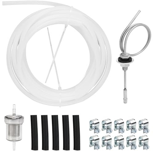 BlueXP Kit de Tuyau de Réservoir de Carburant Tuyau de Chauffage Auxiliaire de Voiture Tube de Ramassage 5 M Tuyau de Carburant Filtre pour Systèmes de Chauffage Eberspacher Webasto