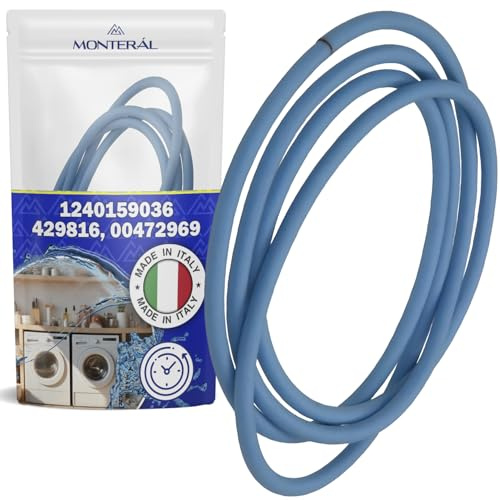 Waschmaschinen Tankdichtung 1240159036 für Electrolux für Juno für Zanker | für Zanussi 00472969 für Quelle - MADE IN ITALY - Garantie 10 Jahre - MONTERAL
