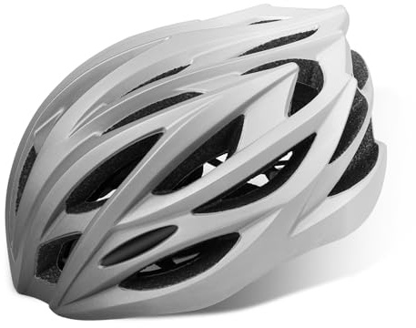Casco de bicicleta para hombre y mujer, ajustable, casco de ciudad, con forro interior extraíble, casco de ciudad, ligero, de carretera, de montaña, para adultos