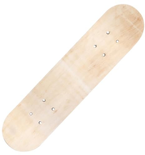 Xoeryoy Blankes Skateboard-Deck, 24-Zoll-Doppelkonkave und 7-Layer-Holz-Skateboard-Deck, perfekt für DIY-Kunst &&