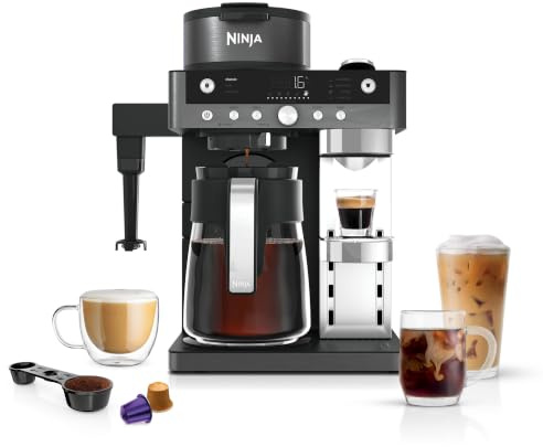 Ninja Prestige 2-in-1 Filter Coffee and Pod Capsule Machine, CFN802UKGM