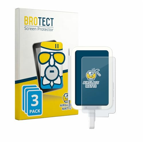 BROTECT Entspiegelungs Schutzglas für Insta360 Snap (3 Stück) Schutzfolie Panzer Glas Matt [Extrem Kratzfest 9H, Anti-Reflex, Anti-Fingerprint]