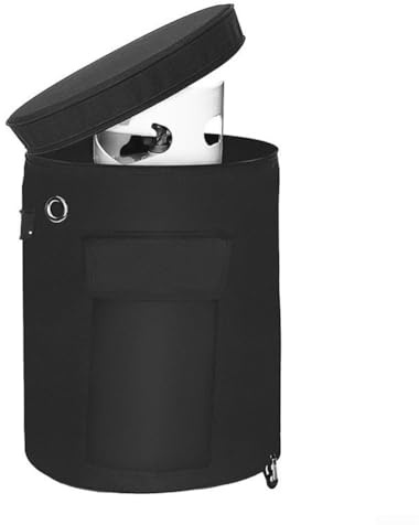 Zippered Cylinder Cover for Outdoor Gas Storage Fits Cylinders up to 66 cm in height and 33 cm in diameter Weather Resistant Material (33 * 66cm)