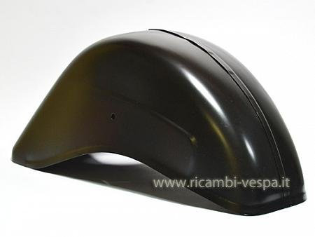Faco Parafango in metallo per Vespa 50/90/125 Special- Primavera ET3, Nero, Compatibile con Scooter, Posteriore, Classico
