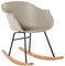 Beliani Stilvoller skandinavischer Schwingstuhl Beige Kunststoff Harmony